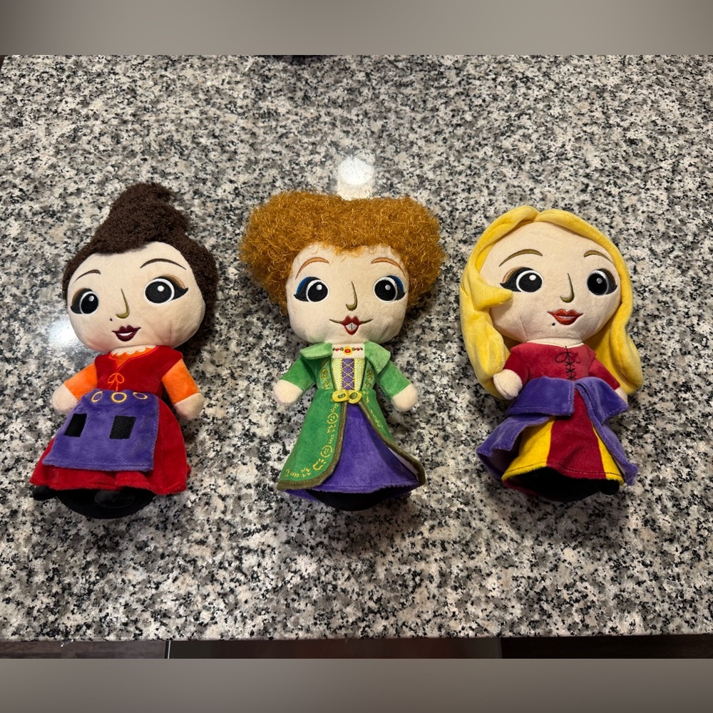 Disney Hocus Pocus Sanderson Sisters large plush squeaky dog toy by Chewy